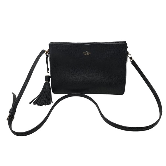 kate spade Handbags - Kate Spade Naomi Crossbody Bag Black Leather